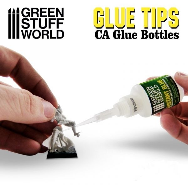 GREEN STUFF WORLD 9007 5X PRECİSİON TİPS FOR SUPER GLUE BOTTLES – 5Lİ DEĞİŞTİRİLEBİLİR JAPON YAPIŞTIRICISI UCU