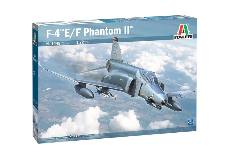 ITALERI 1448 1/72 F-4E/F Phantom II SAVAŞ UÇAĞI MAKETİ