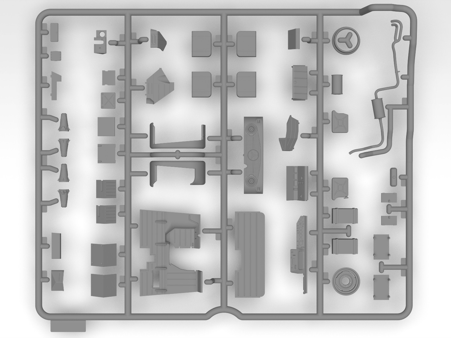 ICM 35135 1/35 Unimog S 404, German military truck (100% new molds) ASKERİ KAMYON MAKETİ