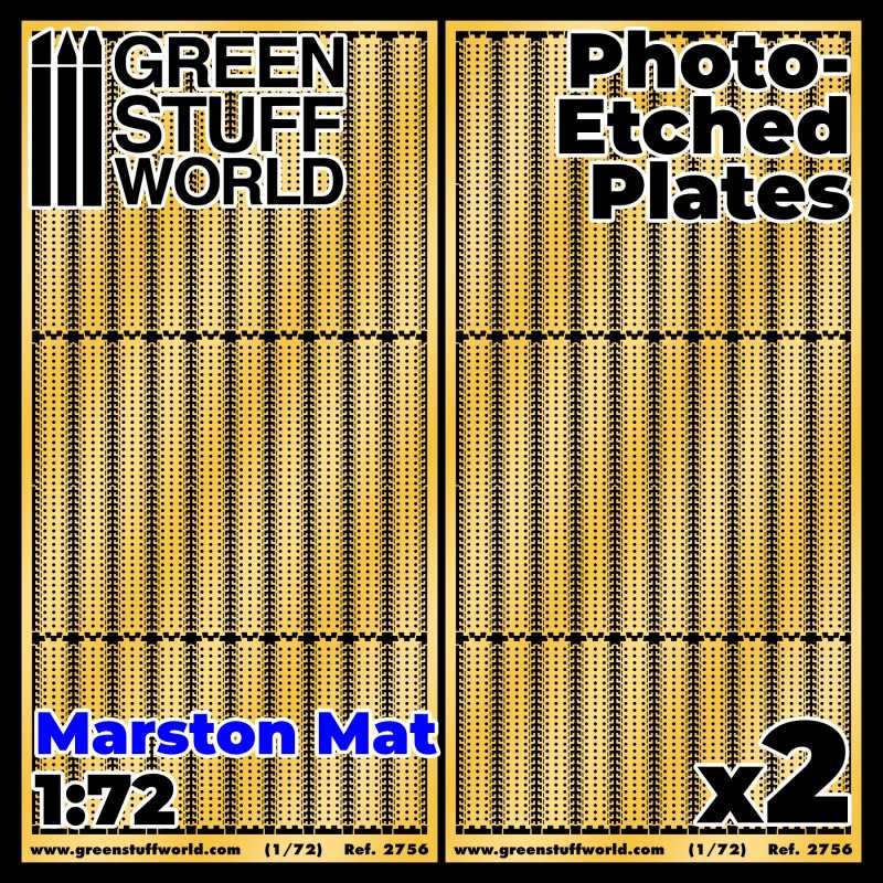 GREEN STUFF WORLD 2756 Photo etched - MARSTON MATS 1/72 MOBİL HAVAALANI VE KAMP ZEMİNİ