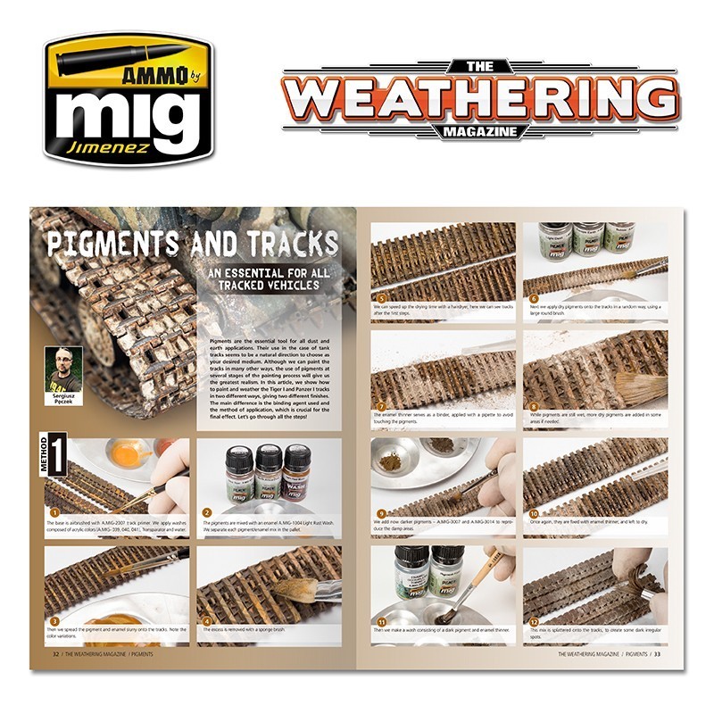 AMMO MIG 4518 THE WEATHERING MAGAZINE #19 – Pigments ENGLISH