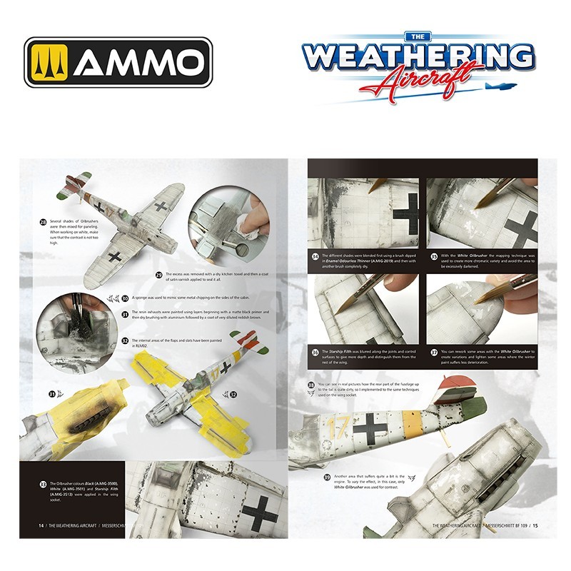 AMMO MIG 5224 THE WEATHERING AIRCRAFT #24 - Messerschmitt Bf 109