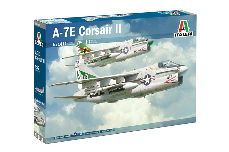 ITALERI 1411 1/72 A-7E CORSAIR II SAVAŞ UÇAĞI MAKETİ