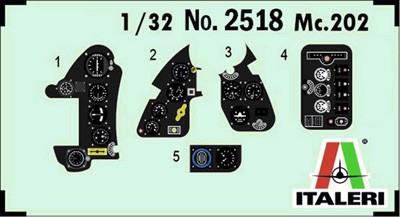 ITALERI 2518 1/32 Macchi MC.202 Folgore AVCI UÇAĞI MAKETİ