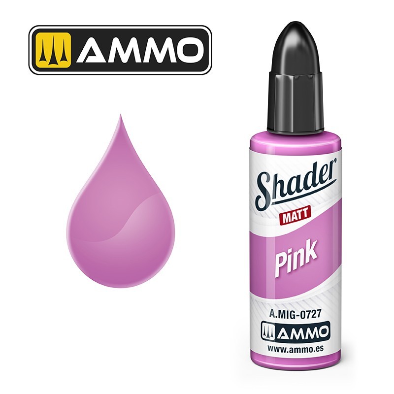 AMMO MIG 0727 MATT SHADER Pink GÖLGELEME EFEKT BOYASI