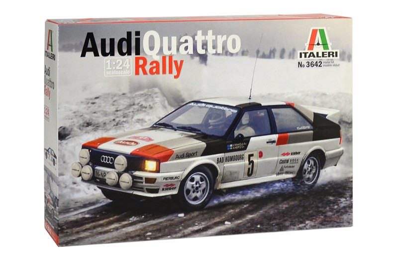 ITALERI 3642 1/24 AUDI QUATTRO RALLY YARIŞ ARABASI MAKETİ