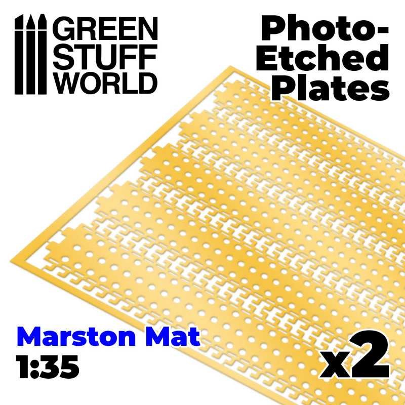 GREEN STUFF WORLD 2754 Photo etched - MARSTON MATS 1/35 MOBİL HAVAALANI VE KAMP ZEMİNİ