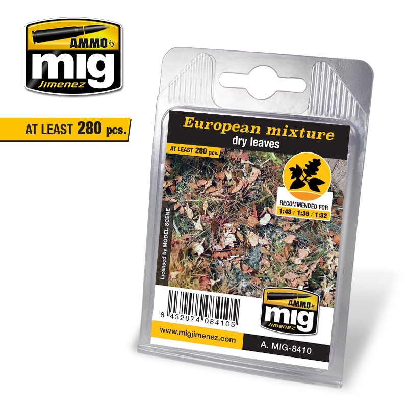 AMMO MIG 8410 European Mixture Dry Leaves - Karışık Yapraklar