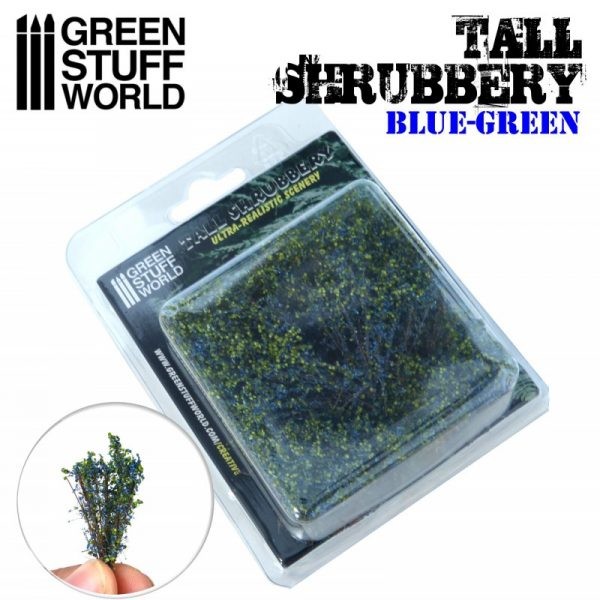 GREEN STUFF WOLRD 9928 TALL SHRUBBERY BLUE GREEN – UZUN ÇALI MAVİ YEŞİL
