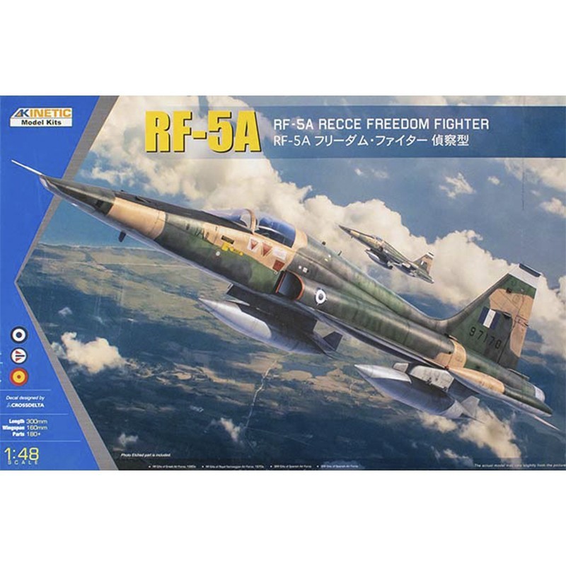 KINETIC MODEL 48137 1/48 RF-5A Recce Freedom Fighter Savaş Uçağı Maketi