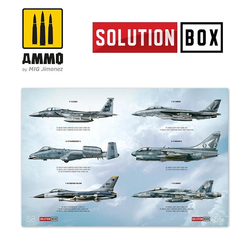 AMMO MIG 6509 AMERİKAN UÇAKLARINI NASIL BOYARIZ TEKNİK İÇERİKLİ DERGİ