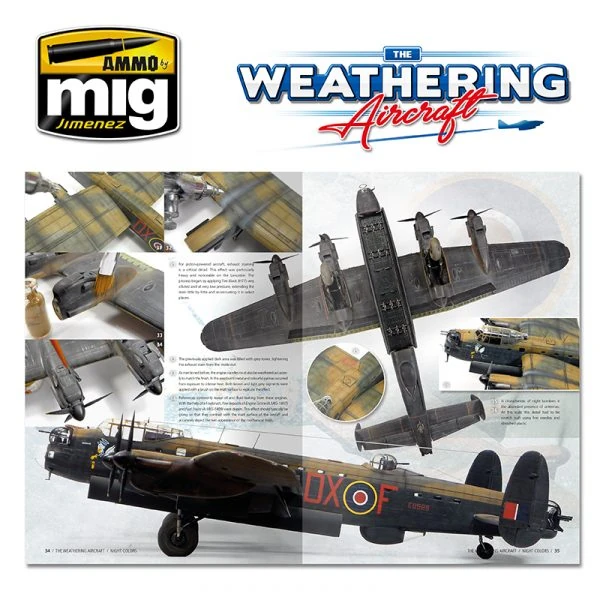 AMMO MIG 5214 THE WEATHERING AIRCRAFT #14 – NIGHT COLORS ENGLISH GECE KUŞLARI BOYAMA TEKNİKLERİ DERGİSİ
