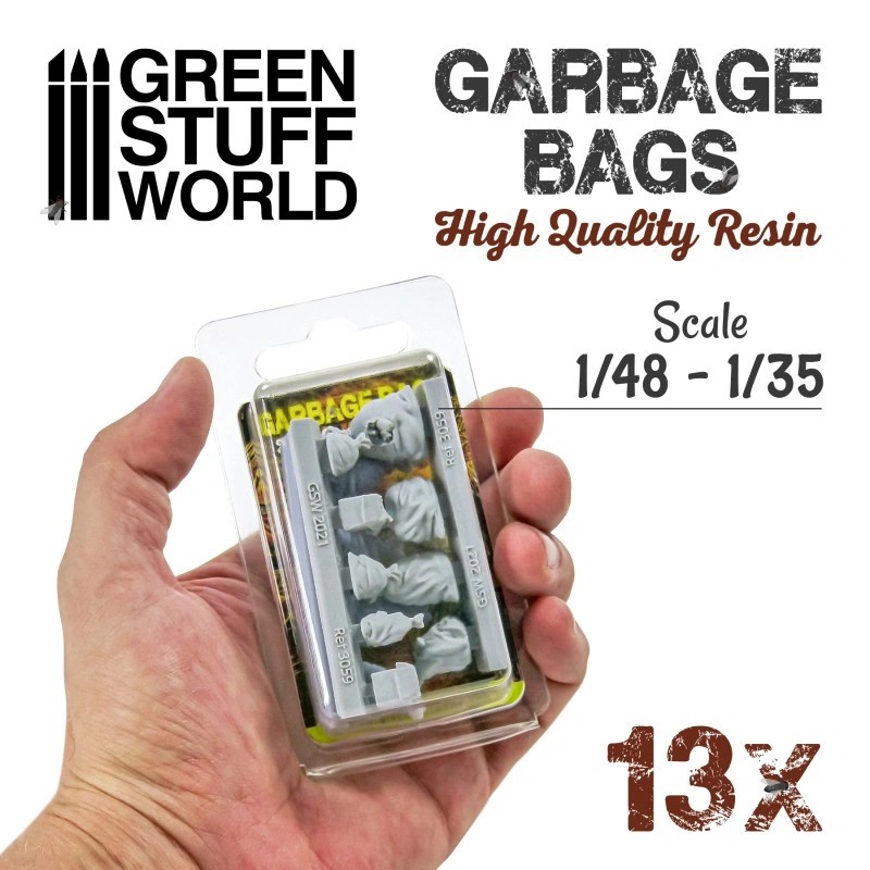 GREEN STUFF WORLD 3059 Resin Garbage bags - REÇİNE ÇÖP TORBALARI