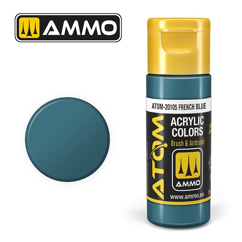 AMMO MIG ATOM 20105  French Blue AKRİLİK MAKET BOYASI