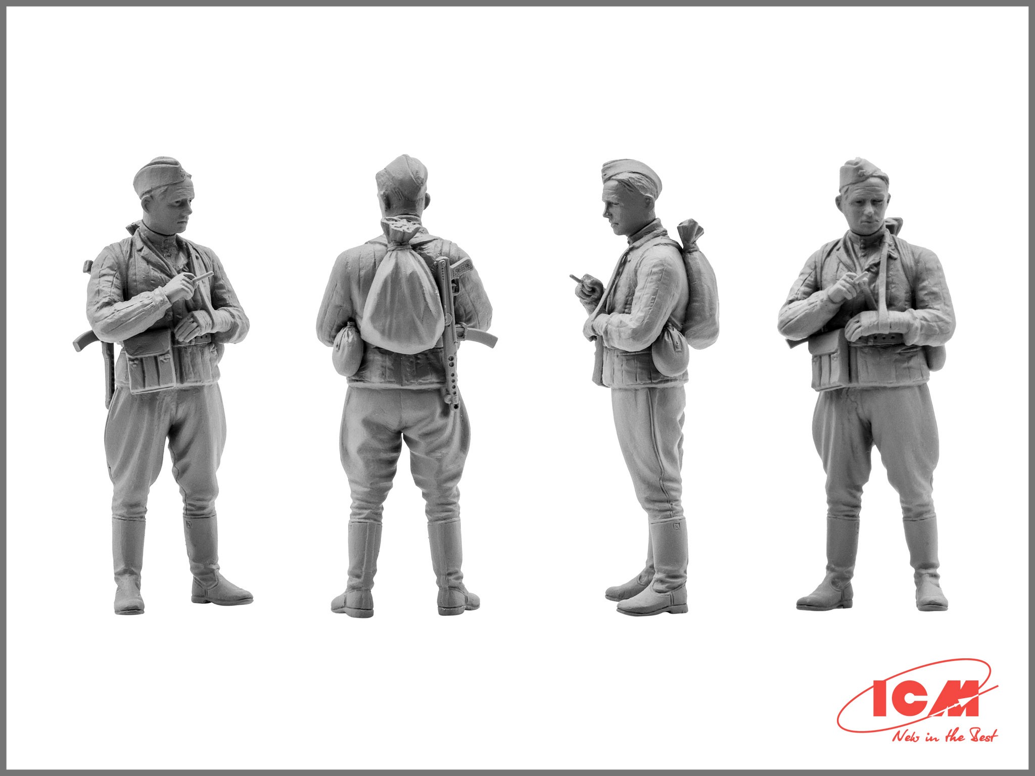 ICM 35541 1/35 MAY 1945 BERLIN SOVIET SOLDIERS FİGÜR MAKETİ