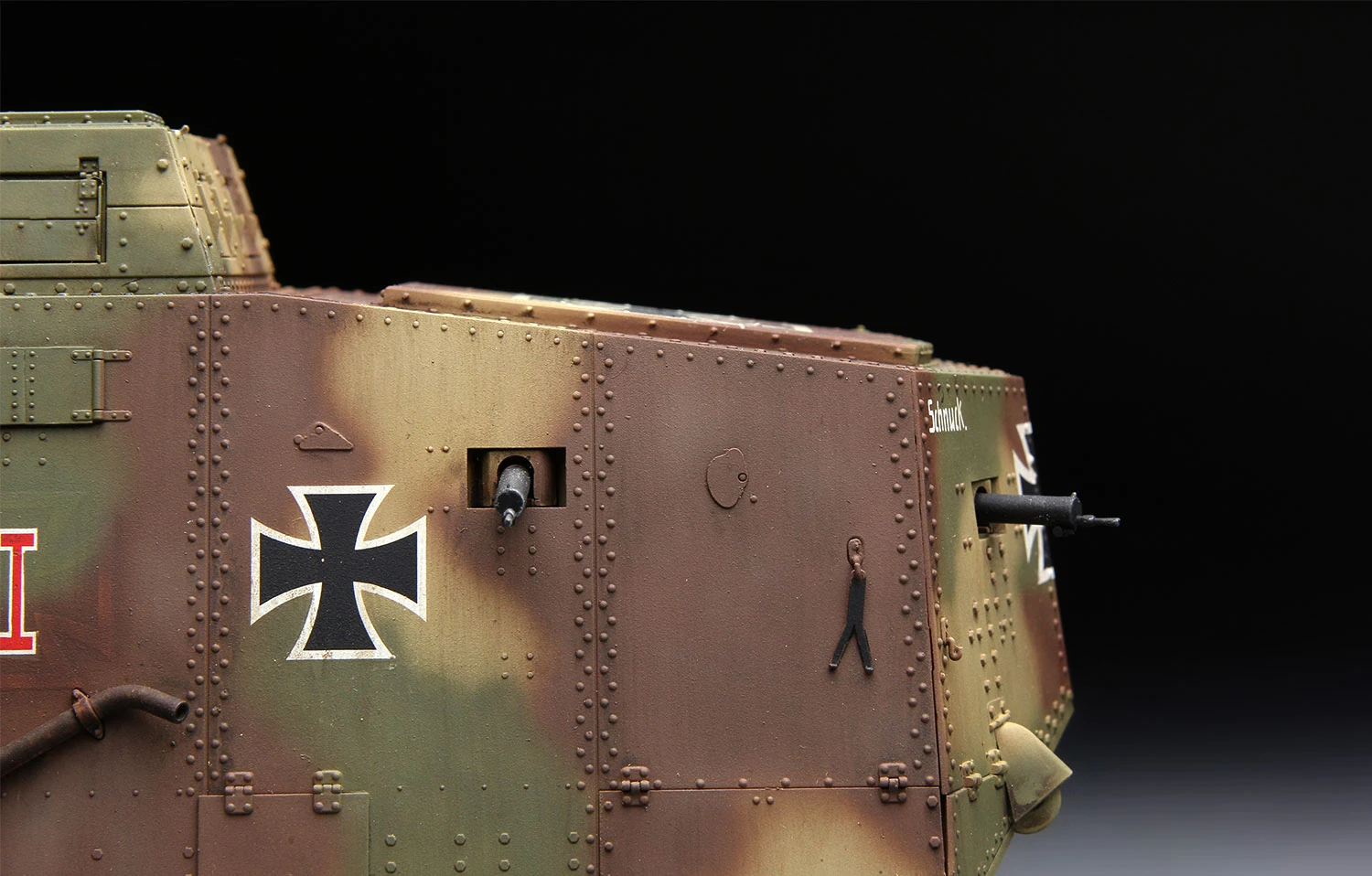 MENG TS-017 1/35 GERMAN A7V TANK (KRUPP) ALMAN TANK MAKETİ