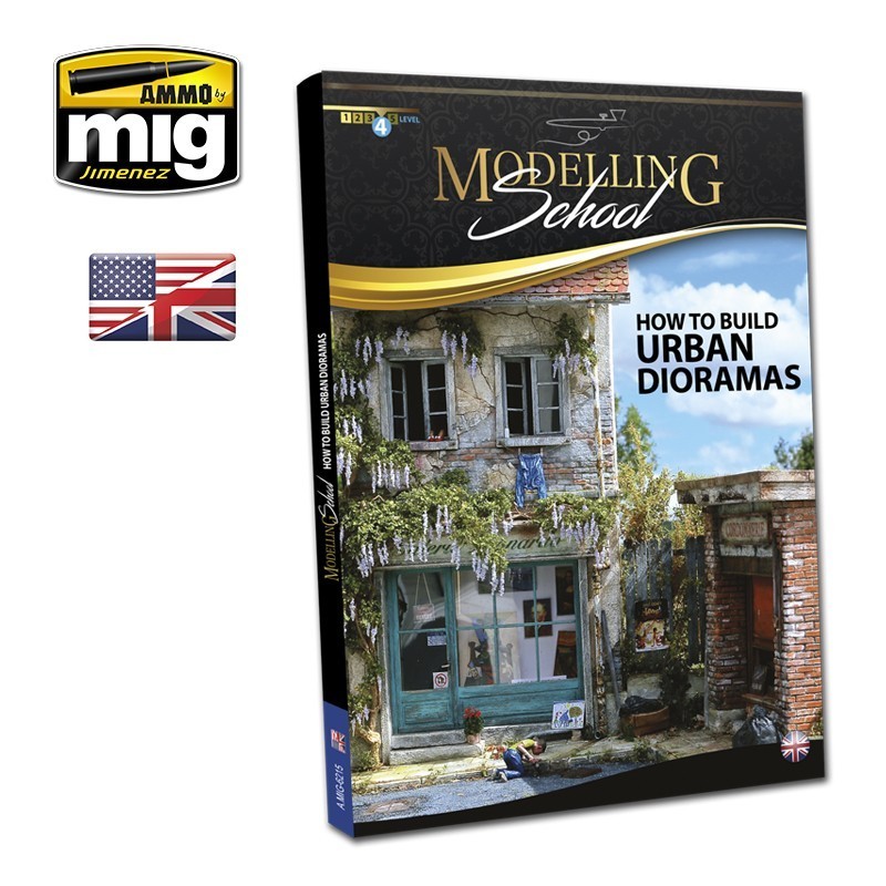 AMMO MIG 6215 Modelling School – Urban Dioramas (English) ŞEHİR DİORAMA TEKNİKLERİ KİTABI