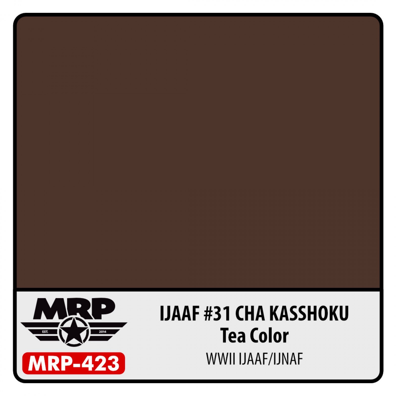 MR PAINT 423 IJAAF #31 Cha Kasshoku (Tea color) 30ml LAKER MAKET BOYASI
