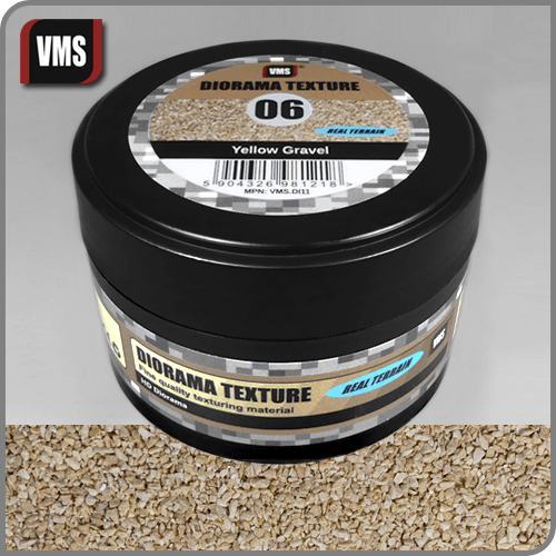 VMS Diorama Texture No. 6 Yellow Gravel 100 ml SARI ÇAKIL DİORAMA ZEMİN MALZEMESİ