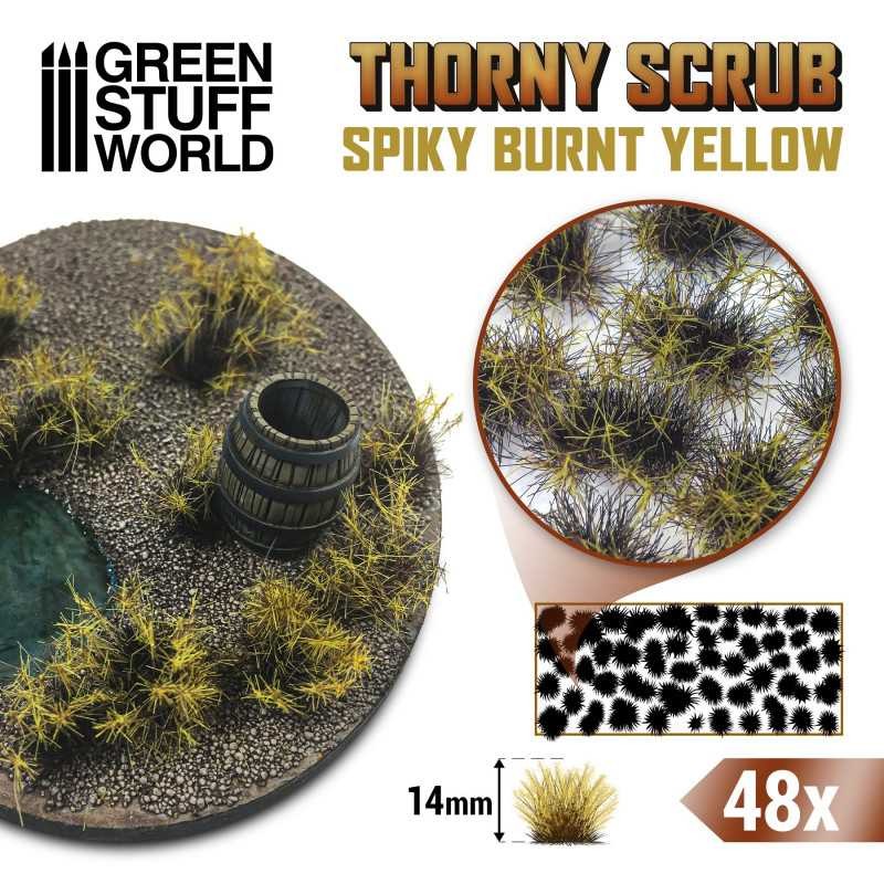 GREEN STUFF WORLD 11503 Thorny Scrubs - BURNT YELLOW - YANMIŞ SARI