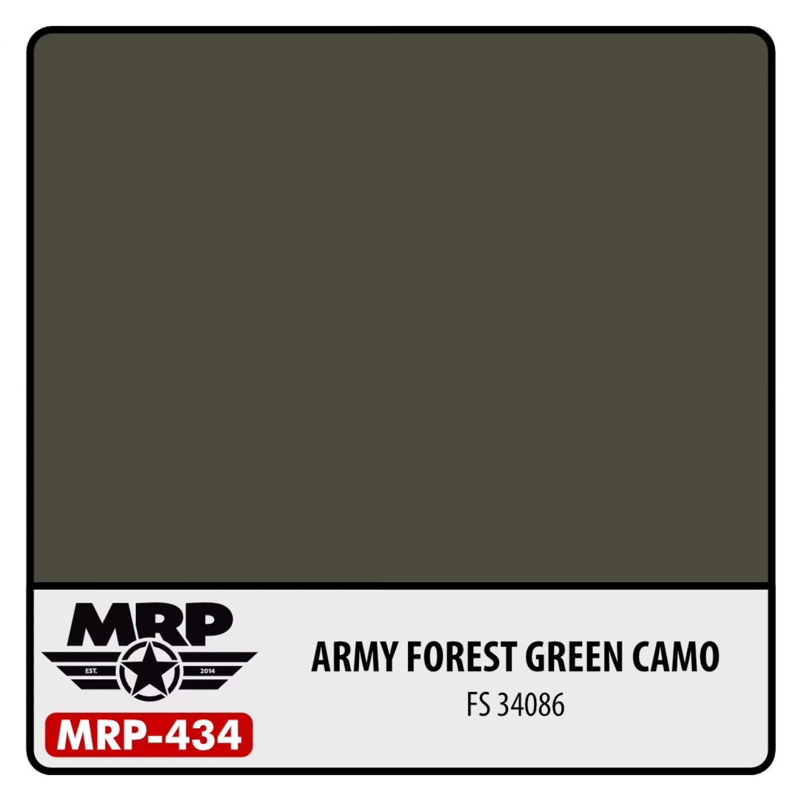 MR PAINT 434 ARMY FOREST GREEN FS34086 30ml LAKER MAKET BOYASI