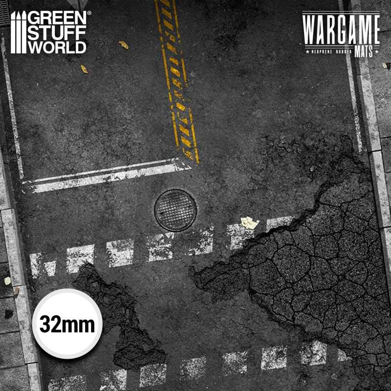 GREEN STUFF WORLD 5864 Neoprene Mat Ground Zero District (56x76cm) - MASAÜSTÜ OYUN MATI