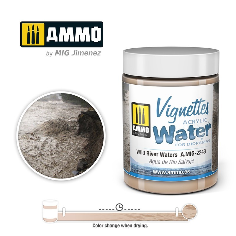 AMMO MIG 2243 Wild River Waters (100 mL) - Azgın Nehir Suyu Yüzey Efekti