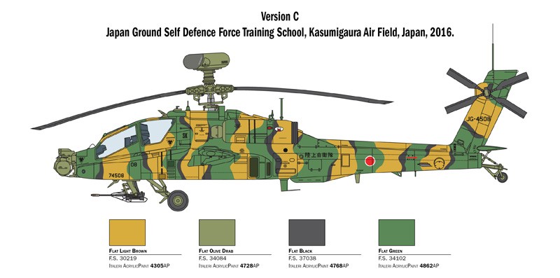 ITALERI 2748 1/48 AH 64D APACHE LONGBOW SALDIRI HELİKOPTERİ MAKETİ