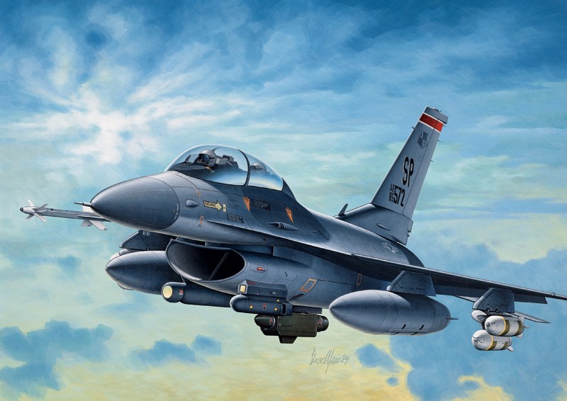 ITALERI 0188 1/72 F-16C/D NIGHT FALCON SAVAŞ UÇAĞI MAKETİ