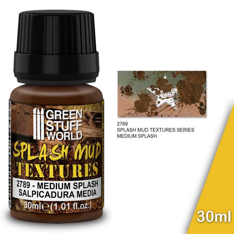 GREEN STUFF WOLRD 2789 Splash Mud Textures MEDIUM BROWN - KAHVERENGİ SIÇRAMIŞ ÇAMUR DOKUSU 30ml