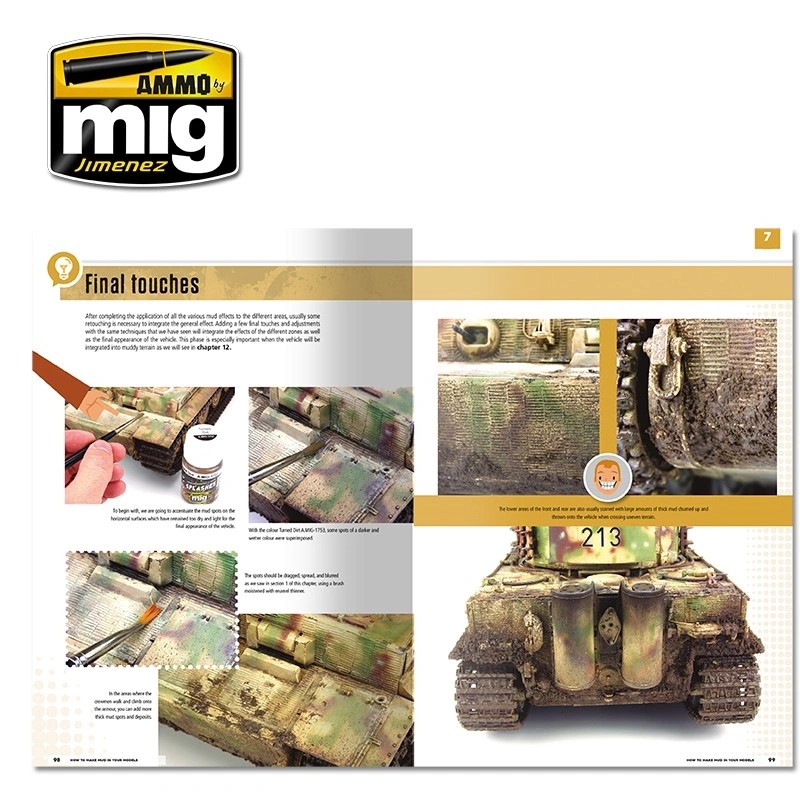 AMMO MIG 6210 MODELLING SCHOOL - HOW TO MAKE MUD IN YOUR MODELS (English) MAKETLERDE ÇAMUR YAPMA TEKNİKLERİ KİTABI