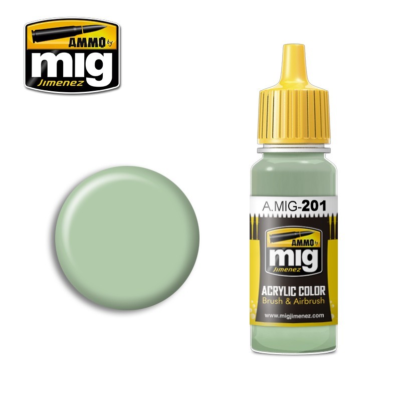 AMMO MIG 0201 FS 34424 Light Grey Green MAKET BOYASI