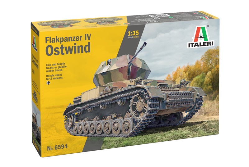 ITALERI 6594 1/35 Flakpanzer IV Ostwind ALMAN PALETLİ ZIRHLI UÇAKSAVAR MAKETİ