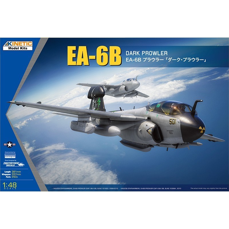 KINETIC MODEL 48075 1/48 EA-6B Dark Prowler Savaş Uçağı Maketi