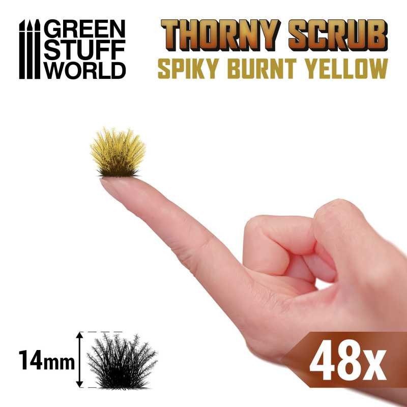 GREEN STUFF WORLD 11503 Thorny Scrubs - BURNT YELLOW - YANMIŞ SARI