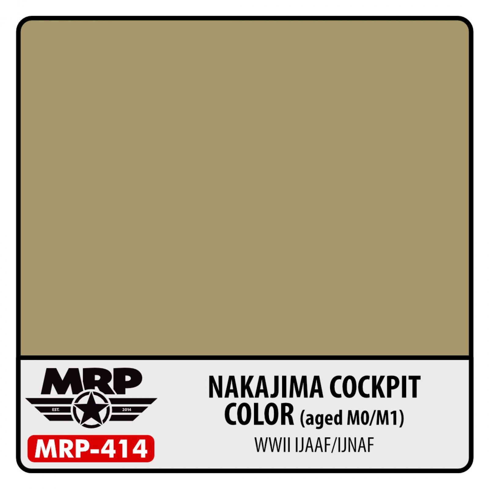 MR PAINT 414 Nakajima Cockpit Color (Aged) 30ml LAKER MAKET BOYASI