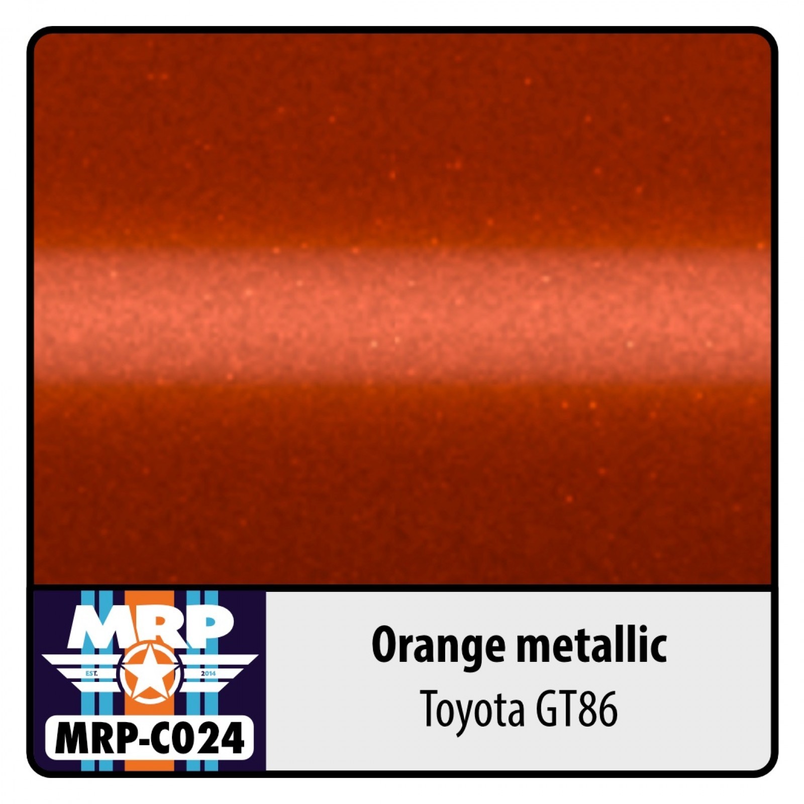 MR PAINT C024 Orange metallic for Toyota GT86 30ml LAKER MAKET BOYASI