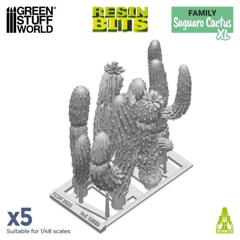 GREEN STUFF WORLD 12669 3D printed set - Saguaro Cactus XL SAGUARO KAKTÜSLERİ SETİ