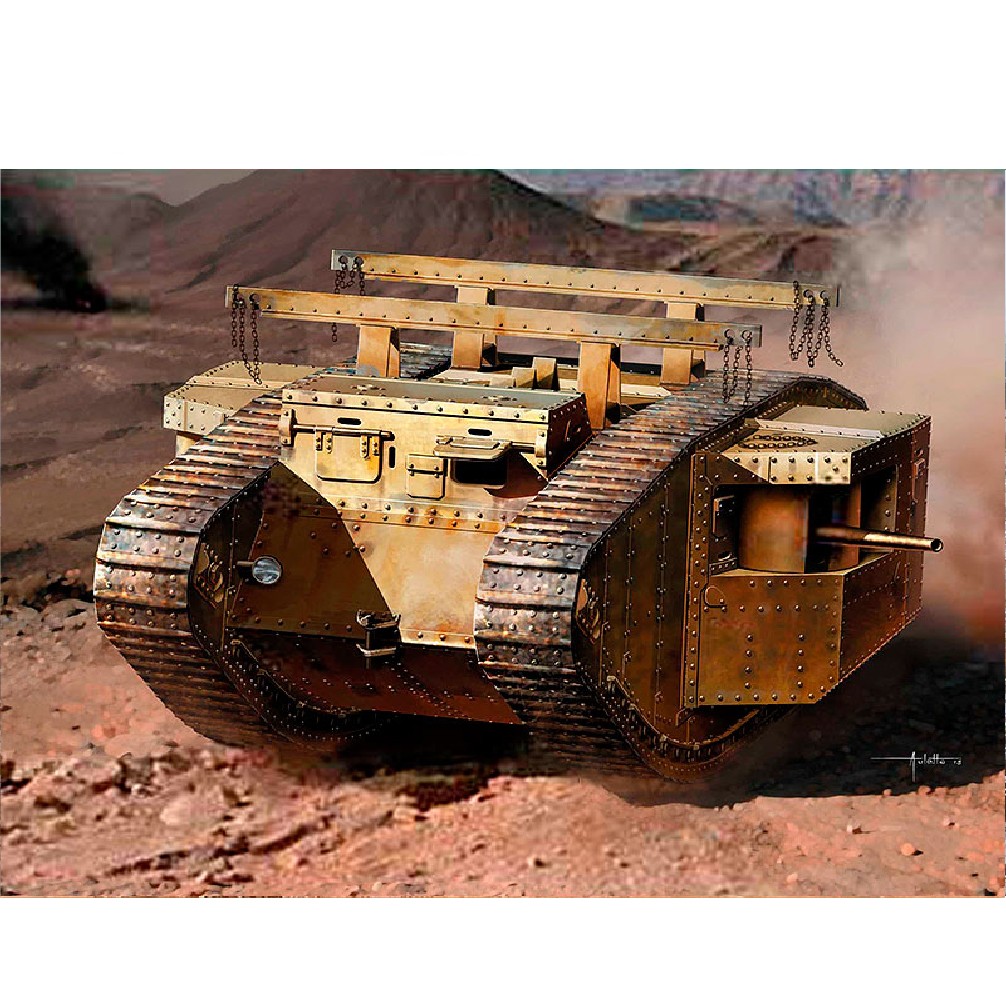 MASTER BOX 72003 1/72 Male British Tank, Special Modification for the Gaza Strip