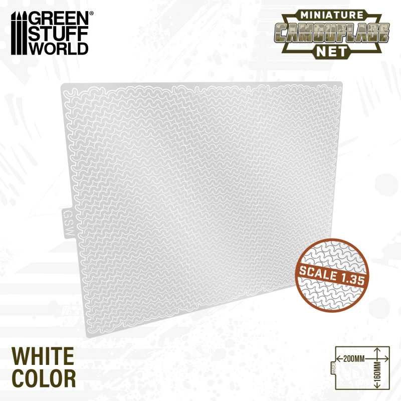 GREEN STUFF WORLD 13462 Miniature Camouflage Nets White - BEYAZ KAMUFLAJ AĞI 1:35
