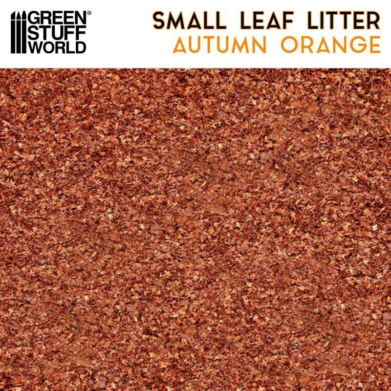 GREEN STUFF WORLD 13247 Small Leaf Litter - Autumn Orange Color KULLANIMA HAZIR KÜÇÜK YAPRAK