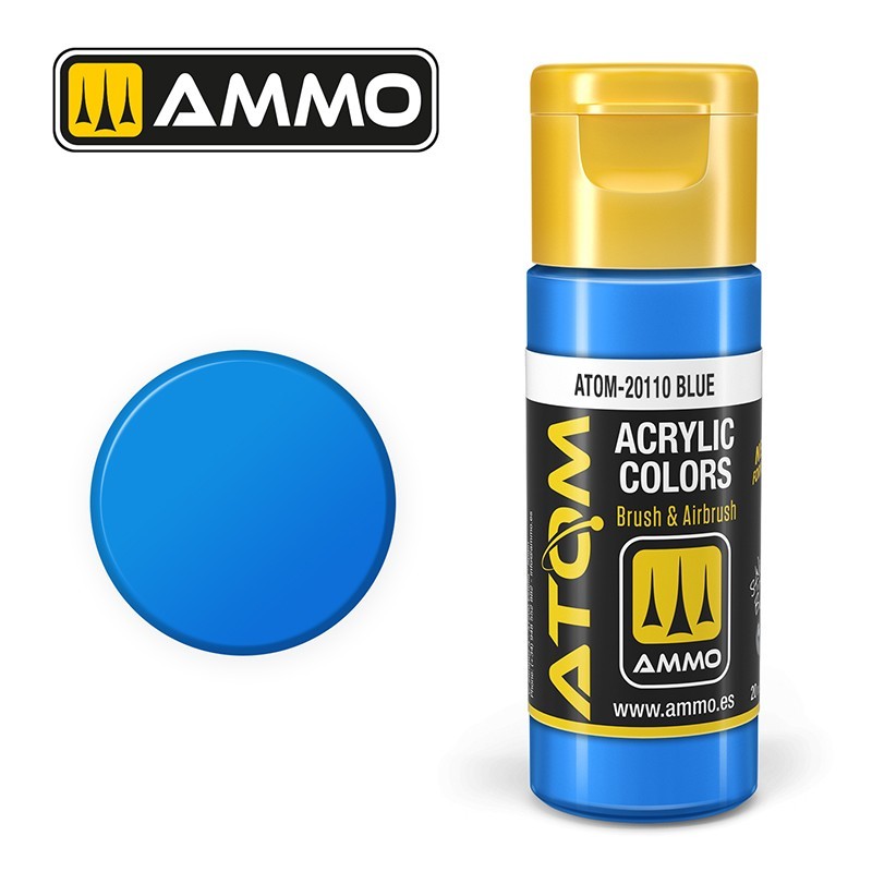 AMMO MIG ATOM 20110 Blue AKRİLİK MAKET BOYASI