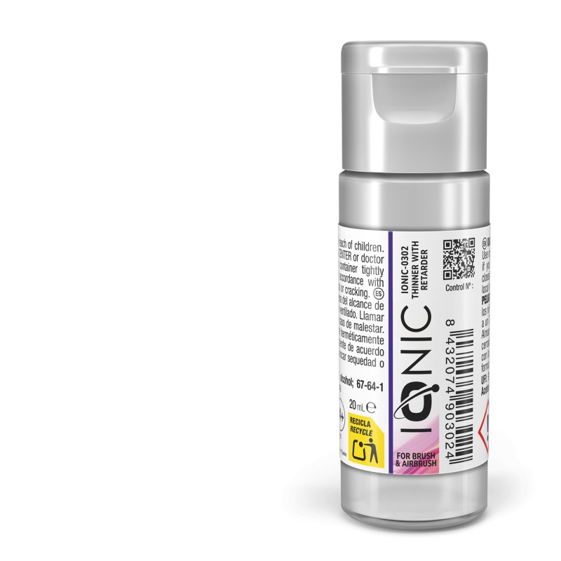 AMMO MIG 0302 IONIC Thinner with Retarder 20mL - IONIC Geçiktiricili Akrilik Boya Seyreltici Tiner