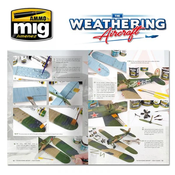AMMO MIG 5214 THE WEATHERING AIRCRAFT #14 – NIGHT COLORS ENGLISH GECE KUŞLARI BOYAMA TEKNİKLERİ DERGİSİ