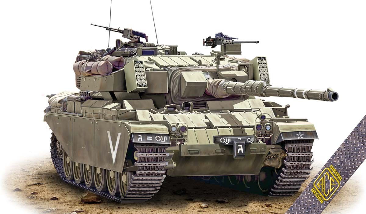 ACE MODEL 72441 1/72 ISRAELY DF SHOT KAL ALEF TANK MAKETİ