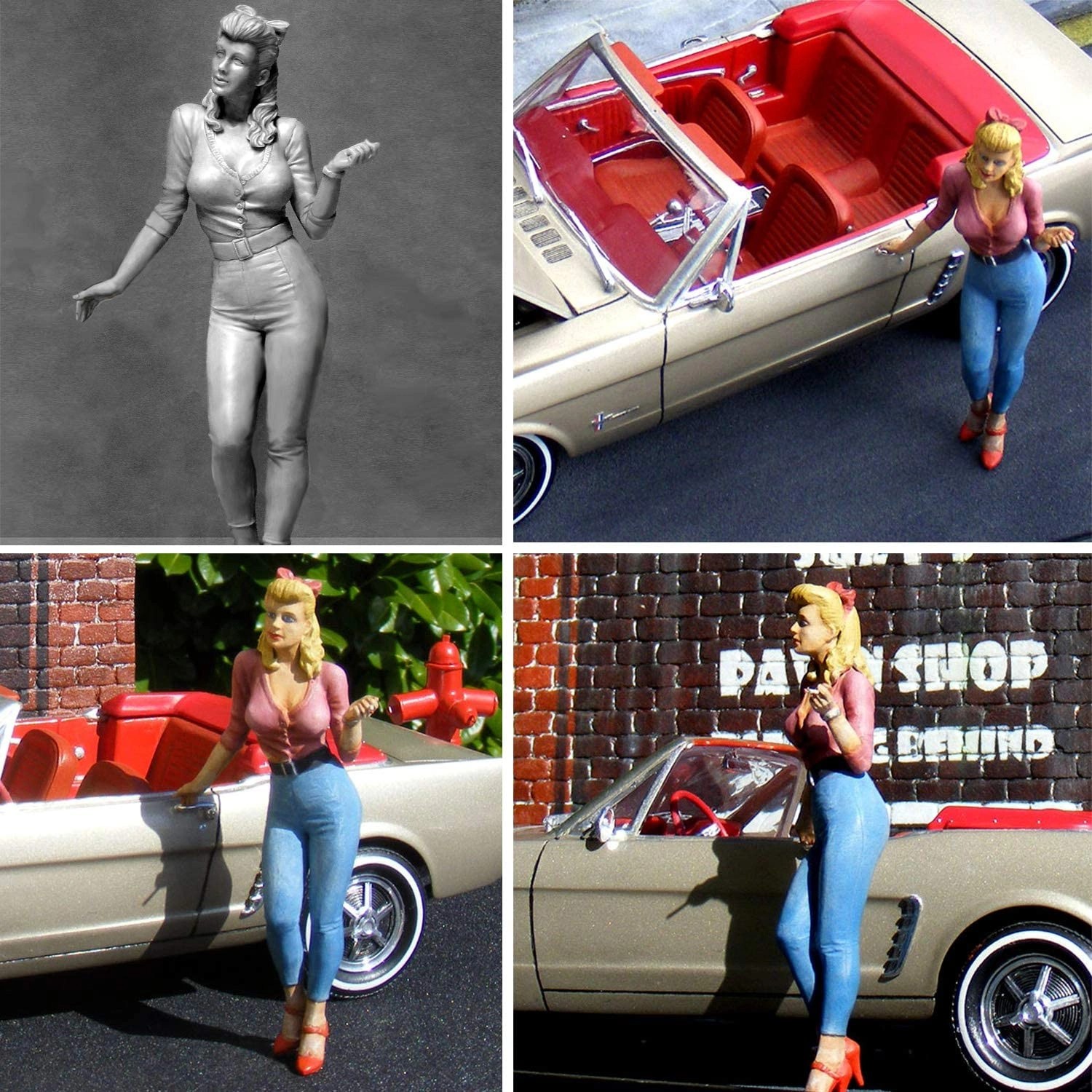 MASTER BOX 1/24 24015 Pin-up series. A short stop. Kit No. 1