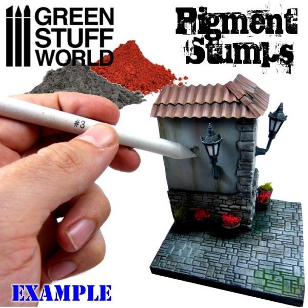 GREEN STUFF WORLD 1690 PİGMENT BLENDİNG STUMPS SET – PİGMENT KAYNAŞTIRMA KALEMİ SETİ