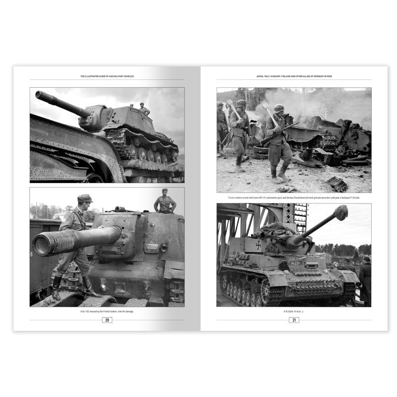 AMMO MIG 6308 The Illustrated Guide of Axis Military Vehicles - Mihver Kuvvetleri Araçlarına İlişkin Resimli Rehber