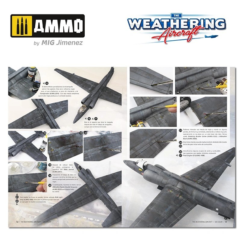 AMMO MIG 5220 THE WEATHERING AIRCRAFT #20 – One Color (English) TEK RENK BOYAMA TEKNİKLERİ DERGİSİ