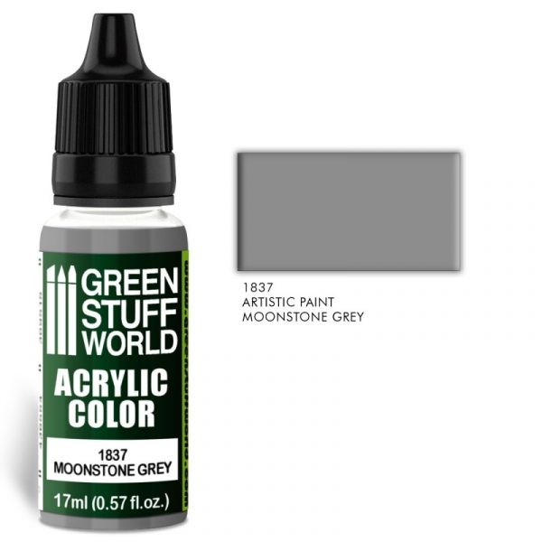 GREEN STUFF WORLD 1837 Acrylıc Color MOONSTONE GREY MAKET BOYASI